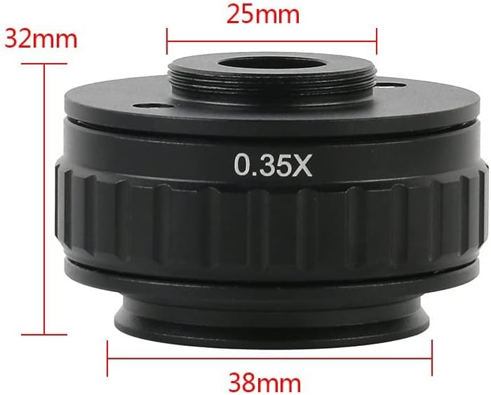 Komplet opreme za mikroskop za odrasle 1x 0.35 X 0.5 X Adapter objektiv 38mm C-mount Adapter Trinocular
