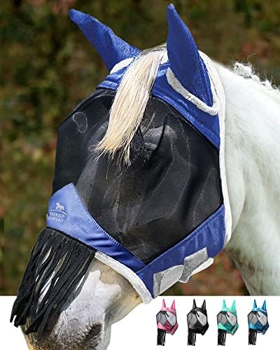 Harrison Howard CareMaster konjska muva maska sa ušima i nosom Fish Protector Defender maska ljetna menta