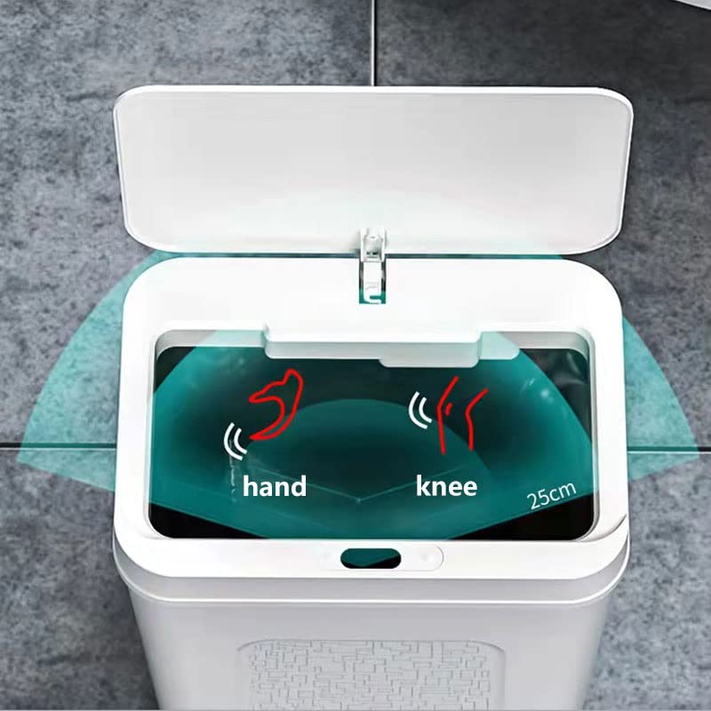 Xbwei Smart Sensor automatska elektronska kanta za smeće otporna na Kupatilo Toalet voda uski šav kanta za smeće kupatilo