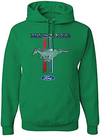 Wild Custom Odjeća Ford Mustang Logo Službene licencirane muške dukseve