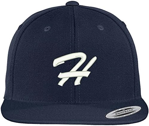 Trendy Odjeća Slobovo H brušeno skripte izvezeni ravni račun za bejzbol kapa