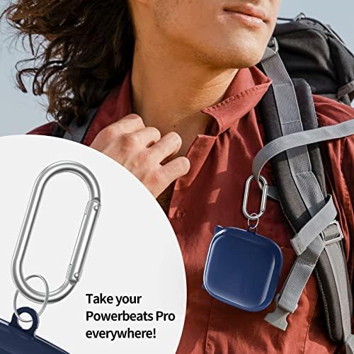 PowerBeats Pro CASE poklopac, filoto tvrda futrola za PowerBeats Pro bežični uši u cijelom tijelu udarnom zaštitnom punjenjem košom za punjenje košom sa priborom za pribor za muškarce