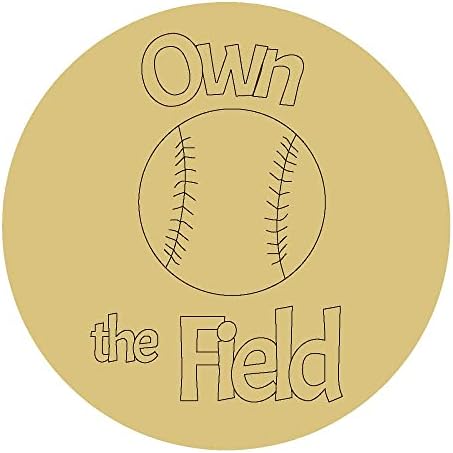 Posjedujte polje dizajn po linijama nedovršeni drveni izrez za djecu vješalica za vrata za Bejzbol MDF oblik