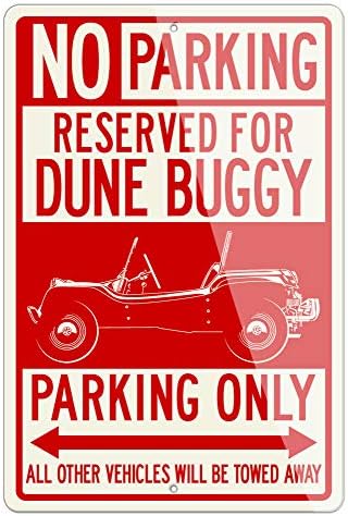 1964 Meyer Manx Buggy rezervisan Parking samo aluminijumski znak-8 x 12 inča - veliki američki klasični