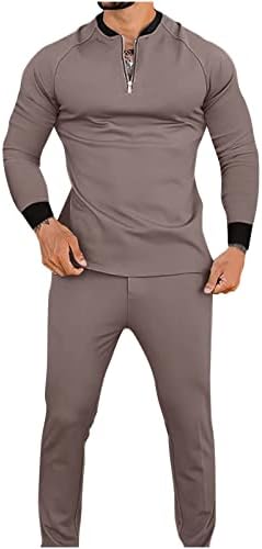 RBCulf muns trenerka 2pc odijelo modni patentni zatvarač O-izrez dugih rukava dugim rukavima majica sa dugim