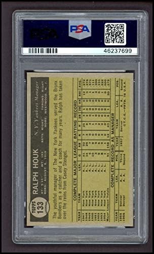 1961 TOPPS 133 Ralph Houk New York Yankees PSA PSA 6.00 Yankees