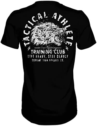 Taktički Atletski klub za obuku vukova Muška grafička košulja kratkih rukava