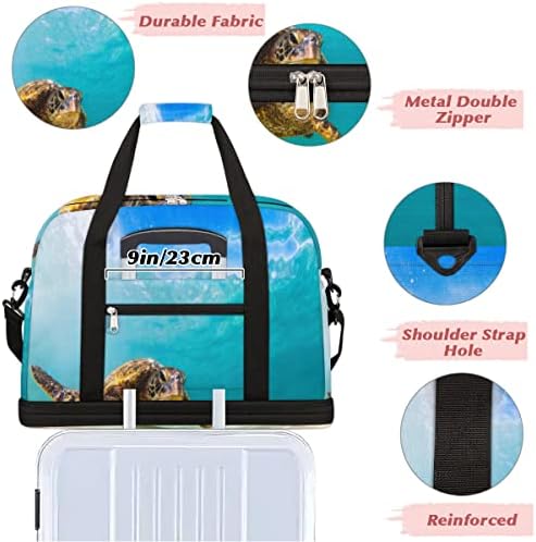 Sea Ocean Turtle Ljeto (09) Sklopivi turistički duffel bag tote nosite na prtljažniku Torba za teretanu