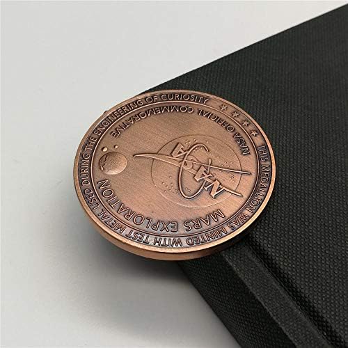 Mkiopnm izvrsna kovanica u.Mars Rover prikladna medalja radoznalost prikladna kolekcija značke ukrase savršena