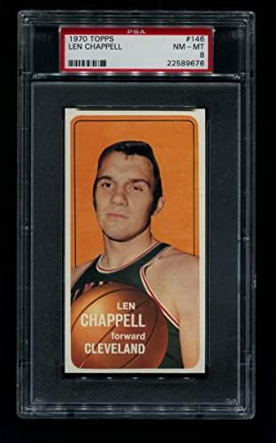 1970 FAPPS # 146 Len Chappell Cleveland Cavaliers PSA PSA 8.00 Cavaliers Wake Forest