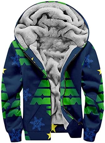 AdSSDQ prevelika jakna, plus veličina Osnovna morska kapuljača Muške pune rukave Zimske fit tople dukseve Zipper Graphic13