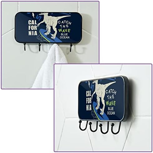 Ljepljivi kukiča od nehrđajućeg čelika za ručnik kaput zidne kuke zaglavljene u kupaonici ili kuhinji Plavi
