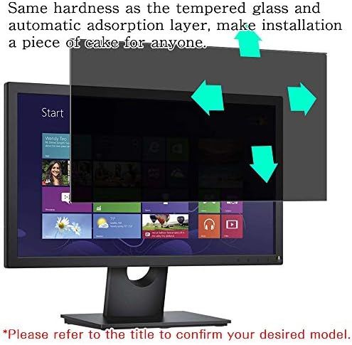 Synvy Zaštita ekrana za privatnost, kompatibilna sa Lenovo ThinkVision P24h-20 23.8 monitorom ekrana Anti
