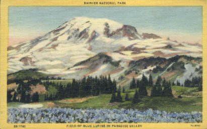 Nacionalni park Rainier, Postcard Washington