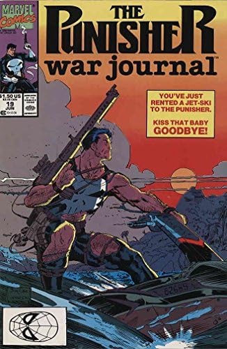 Punisher Ratni časopis, 19 VF / NM; Marvel comic book / Jim Lee Jet-Ski