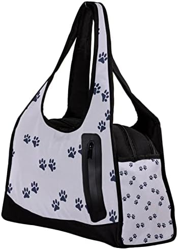 Purple Dog Cat Paw Print Travel Duffel Bag Sports Teretna Torba za vikend Noćenje Torba za žene Muškarci
