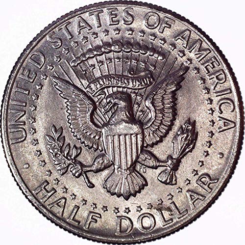 1972. Kennedy polu-dolar 50c sjajan necrtuliran