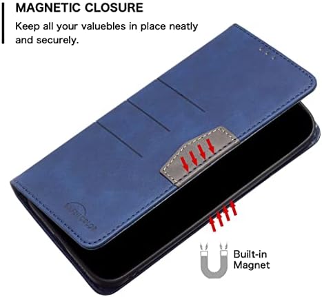 Zaštitna futrola za novčanik kompatibilna sa Xiaomi 11 Lite, Vintage PU kožna futrola za telefon Magnetic