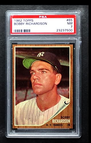1962 FAPPS 65 Bobby Richardson New York Yankees Psa Psa 7,00 Yankees