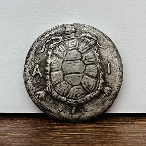 Drevna Grčka Aegina kornjača Srebrna kovanica Egina kornjača COLLE BROANSKO MISOLOGOGOGOGOLOG KOINE Kolekcija