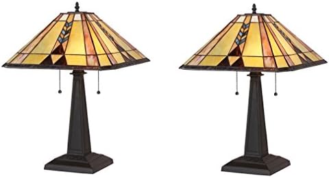 Stolna Lampa U Stilu Vitraža Tiffany