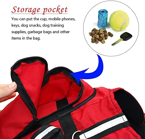 UOEIDOSB pasji ruksak pojas za kućne ljubimce vanjski prsluci pojasevi Travel Camping planinarenje ruksak