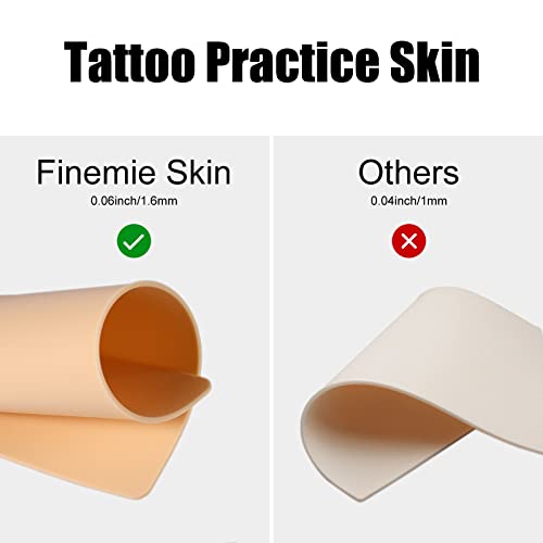 Finemie 8kom Tattoo kože, 8kom transfer papira i skrivena bežična Mašina za tetoviranje