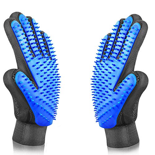 Pet Grooming Glove-Gentle Deshedding Brush Glove-efikasna rukavica za uklanjanje dlaka za kućne ljubimce-poboljšan