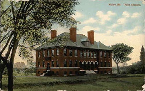 Traipe Academy zgrada Kittery, Maine me originalna antička razglednica