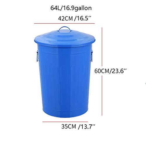 64l okruglo sa poklopcem Kanta za smeće Kuhinja Restoran Vanjski sanitarni proizvodi Recikliranje bin Škole