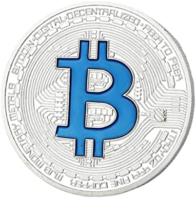 Bule Bitcoin novčiće kojonti kolekcionar kovanica BTC kovanica sa ključnim prstenom za komemorativni sakupljač