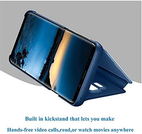 MRSTERUS futrola za telefon Galaxy A52 5G futrola tanko luksuzno ogledalo za prozirno gledanje otporno na