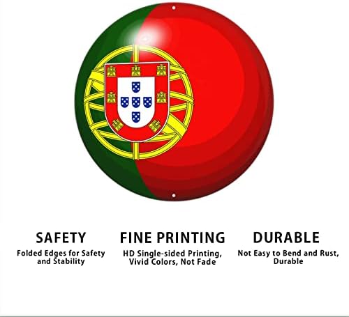 MADCOLITOTE Portugal Metal potpisao portugal Flag Welcome potpis ulaznih vrata Nacionalna zastava Custom