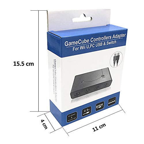 Yetudo Gamecube adapter kontrolera kompatibilan je sa Wii U, Super Smash Bros prebacivač Gamecube adapter