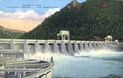 Bonneville Dam, Oregon razglednica