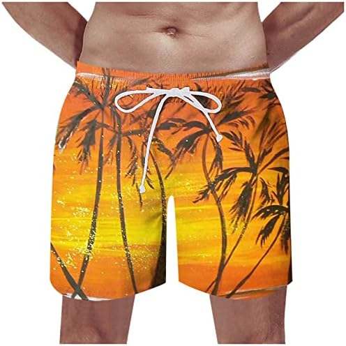 Uslužne gaćice za muškarce plivaju, muške tiskane trup nove tropske havajske plaže modne prozračne ležerne