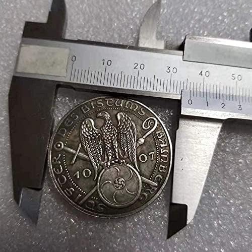 1007 njemački kopija komemorativni novčić radi stare srebrne kovanice u okruglom kovanicama antikne kolekcije