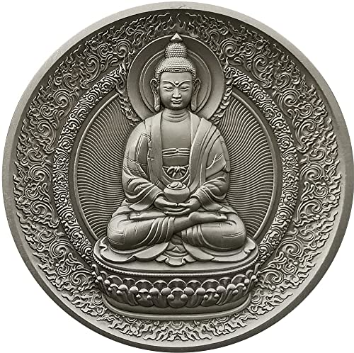 2022 DE Moderna prigodna pomoćna Powercoin amitabha tibetanska budizam 2 oz Srebrna kovanica 5 Tala Samoa