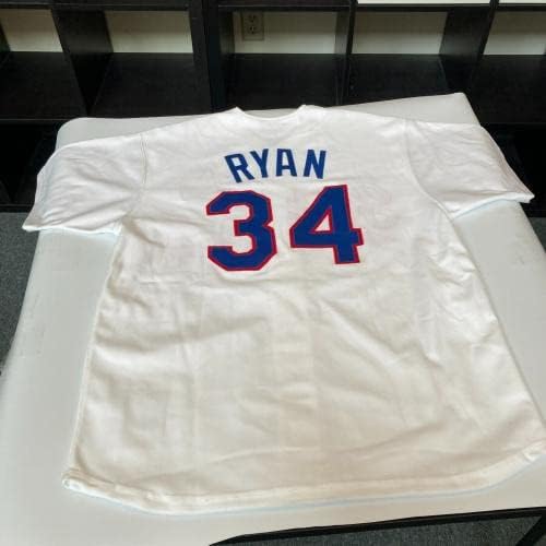 Nolan Ryan potpisao je autentično 1993. Texas Rangers Mitchell & Ness Jersey JSA COA - autogramirani MLB