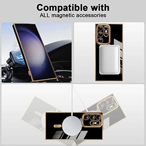 LSL magnetska futrola za Samsung Galaxy S22 ultra s potpunom zaštitom poklopca fotoaparata [kompatibilan