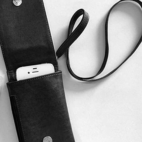 Japanski hiragana karakter ko telefon novčanik torbica viseće mobilne torbice crni džep