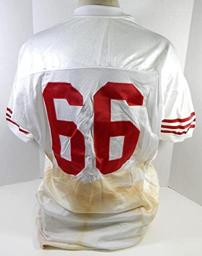 San Francisco 49ers 66 Igra Izdana bijeli dres 60 DP28459 - Neincign NFL igra rabljeni dresovi