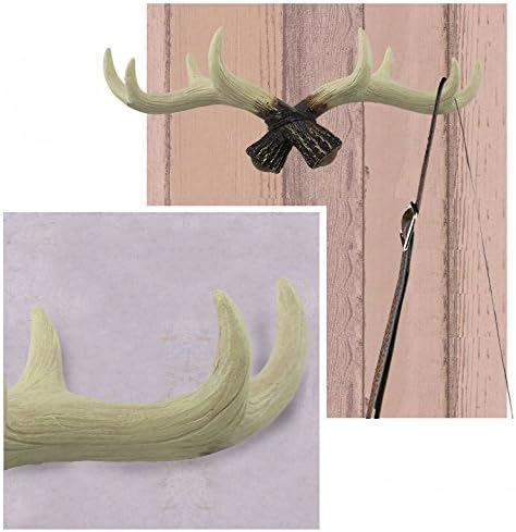 Langugu Vintage Deer Antlers Zidne kuke za viseće šalske torbe Ključna odjeća Kupatilo Kuhinjski ručnik