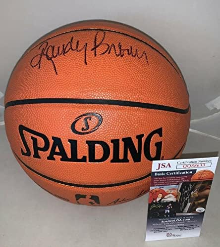 Randy Brown Chicago Bulls potpisao je NBA replika igara košarkaške lopte JSA - autogramirani bejzbol