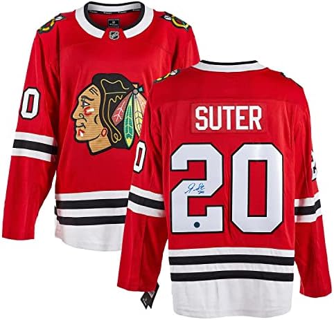 Gary Suter Chicago Blackhawks Afografirani venatički dres - autogramirani NHL dresovi