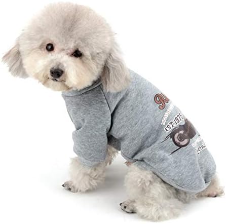 Zunea Dog Jacket Coat for Small Dogs Girls Boys zimska topla štenad Odjeća meki pamuk podstavljeni pulover