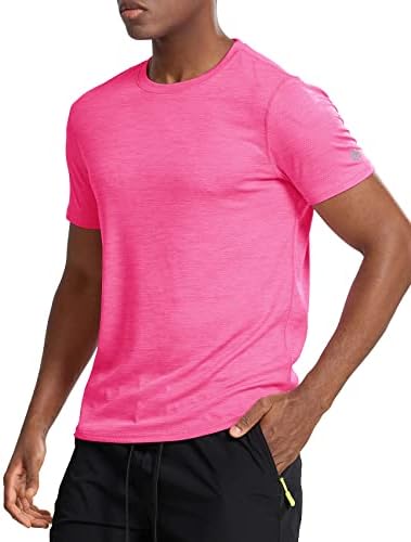 ZENGJO Atletičke košulje za muškarce Brzi suhi kratki rukav trčanje Work Worth Gym majice Vlažom Wicking