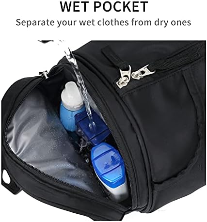 Mala sportska torba za žene za žene sa mokrim džepom vodootporne, vježbe za vježbanje za teretanu, vježbanje