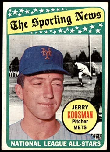 1969 TOPPS 434 All-Star Jerry Koosman New York Mets VG / ex Mets