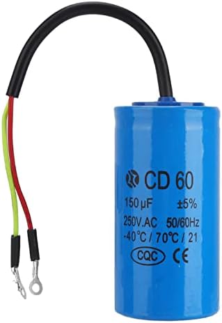 Vikye CD60 Run kondenzator 250V AC 150UF 50 / 60Hz Run okrugli kondenzator sa žicom za motorni klima uređaj,
